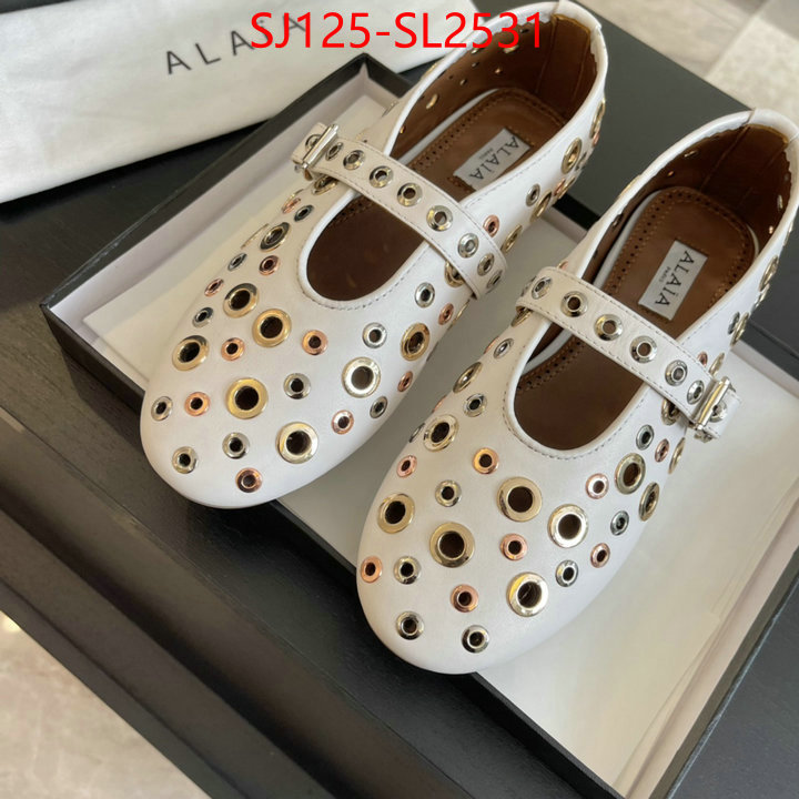 Women Shoes-ALAIA fake aaaaa ID: SL2531 $: 125USD