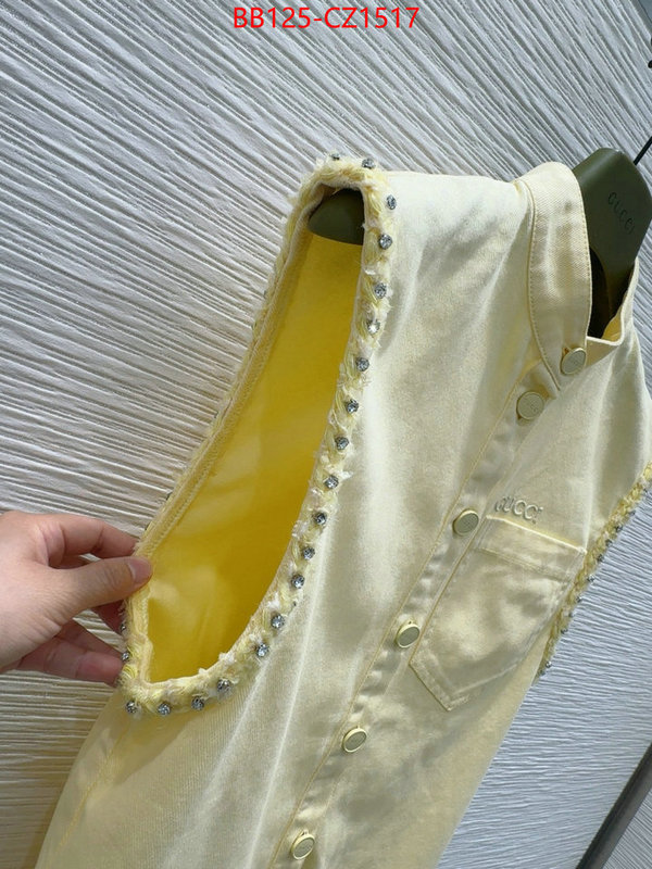 Clothing-Gucci counter quality ID: CZ1517 $: 125USD