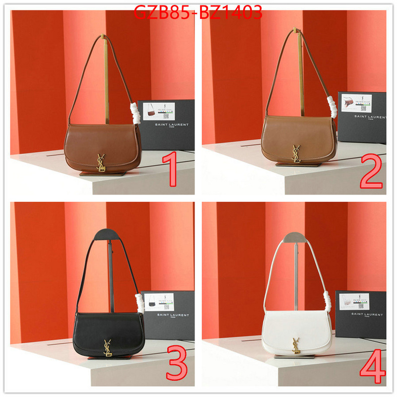 YSL Bags(4A)-Handbag- 2024 perfect replica designer ID: BZ1403 $: 85USD,