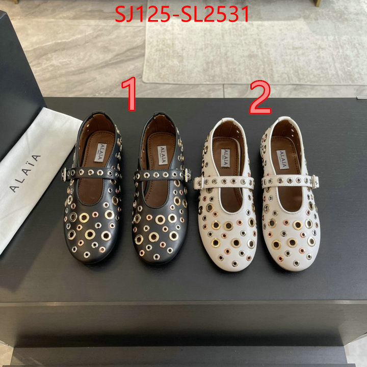 Women Shoes-ALAIA fake aaaaa ID: SL2531 $: 125USD