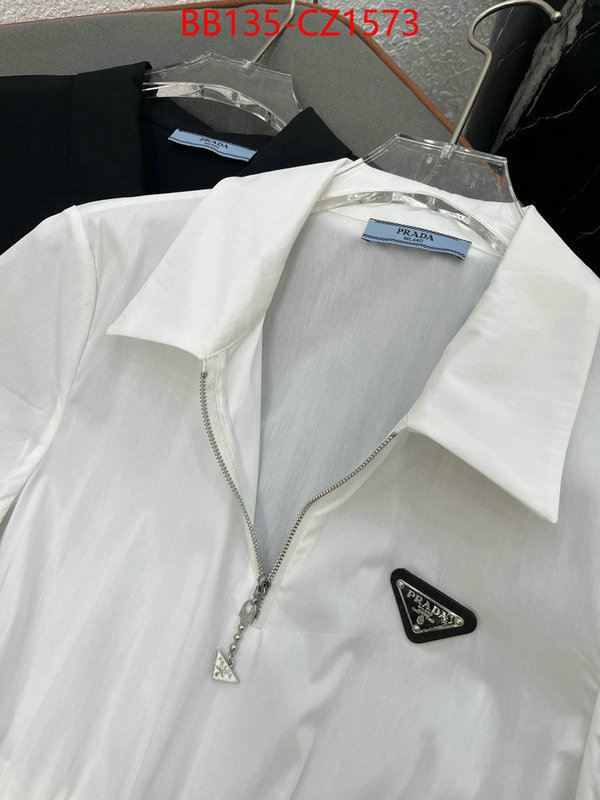 Clothing-Prada best luxury replica ID: CZ1573 $: 135USD