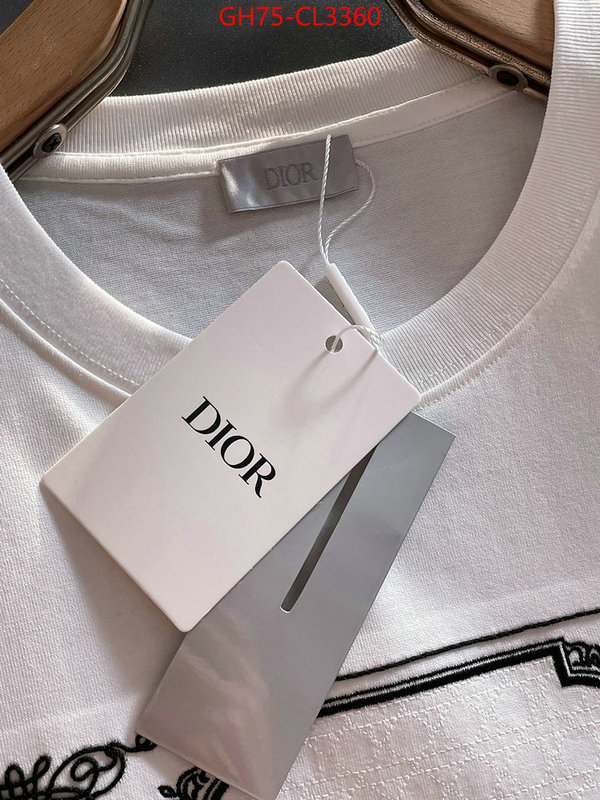 Clothing-Dior copy aaaaa ID: CL3360 $: 75USD