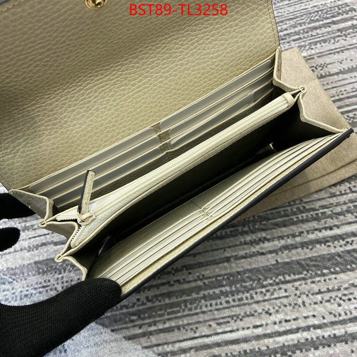 Gucci Bags(TOP)-Wallet- highest quality replica ID: TL3258 $: 89USD,