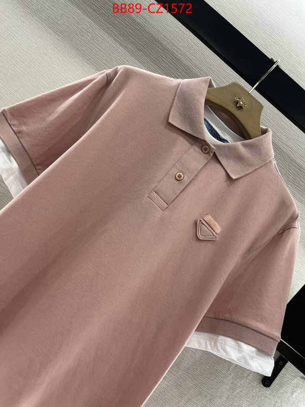 Clothing-Prada perfect replica ID: CZ1572 $: 89USD