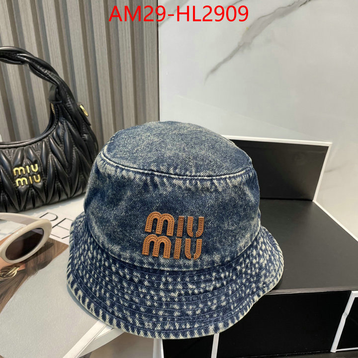 Cap(Hat)-Miu Miu designer 7 star replica ID: HL2909 $: 29USD