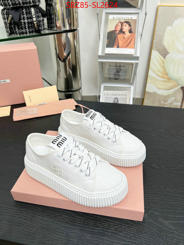 Women Shoes-Miu Miu designer 1:1 replica ID: SL2624 $: 85USD
