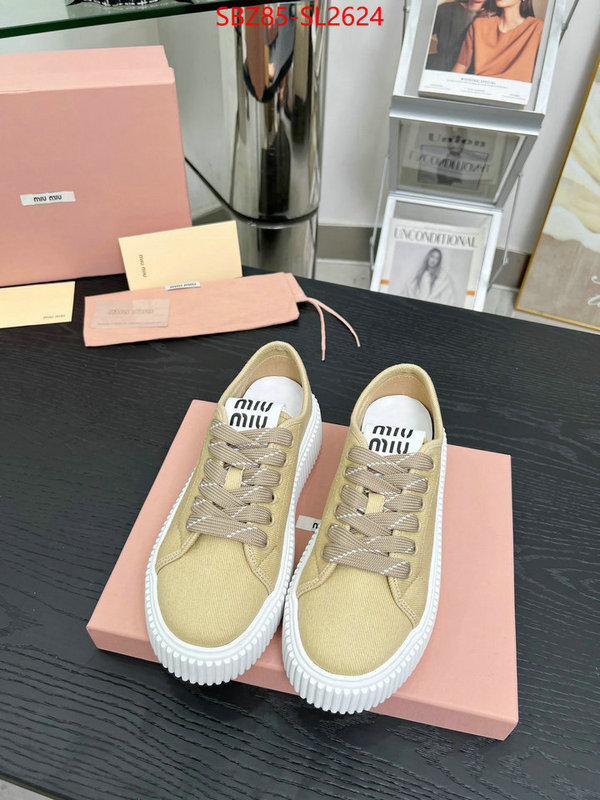 Women Shoes-Miu Miu designer 1:1 replica ID: SL2624 $: 85USD