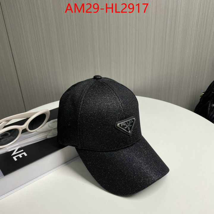 Cap (Hat)-Prada high quality replica designer ID: HL2917 $: 29USD