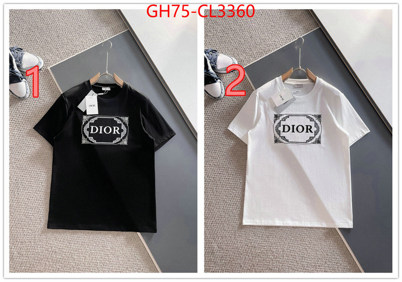 Clothing-Dior copy aaaaa ID: CL3360 $: 75USD