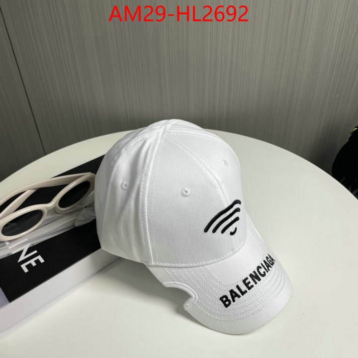 Cap(Hat)-Balenciaga for sale cheap now ID: HL2692 $: 29USD