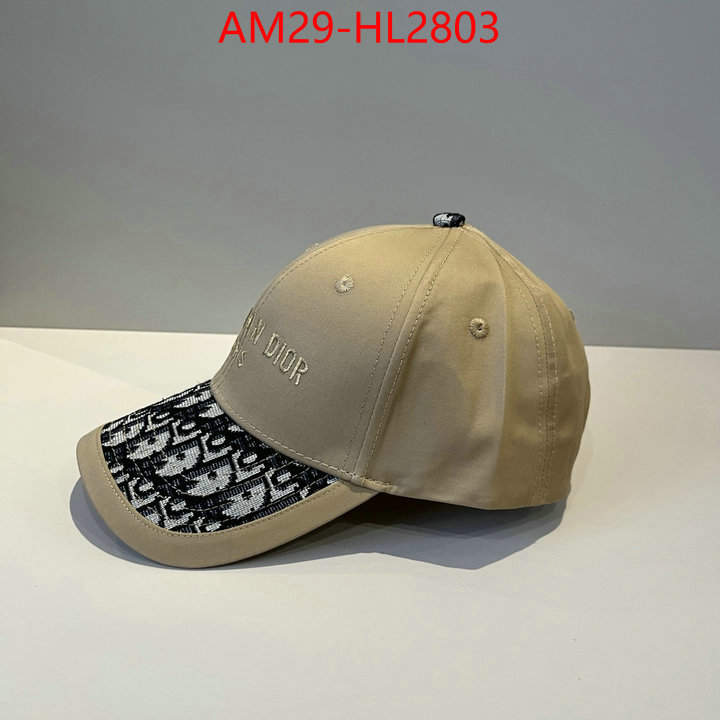 Cap (Hat)-Dior luxury fake ID: HL2803 $: 29USD