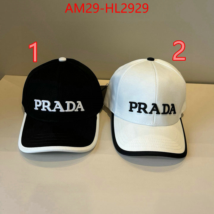 Cap (Hat)-Prada high quality designer ID: HL2929 $: 29USD