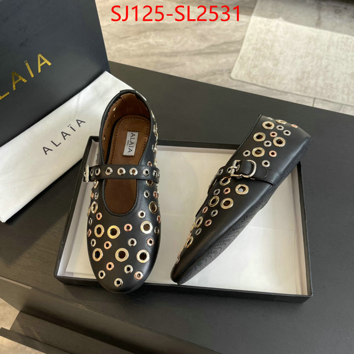 Women Shoes-ALAIA fake aaaaa ID: SL2531 $: 125USD