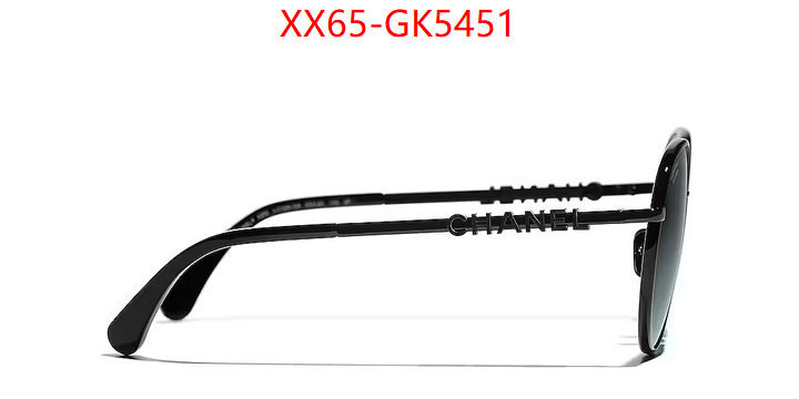 Glasses-Chanel fake designer ID: GK5451 $: 65USD