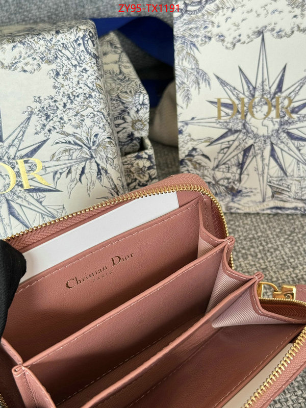 Dior Bags(TOP)-Wallet- top quality designer replica ID: TX1191 $: 95USD,