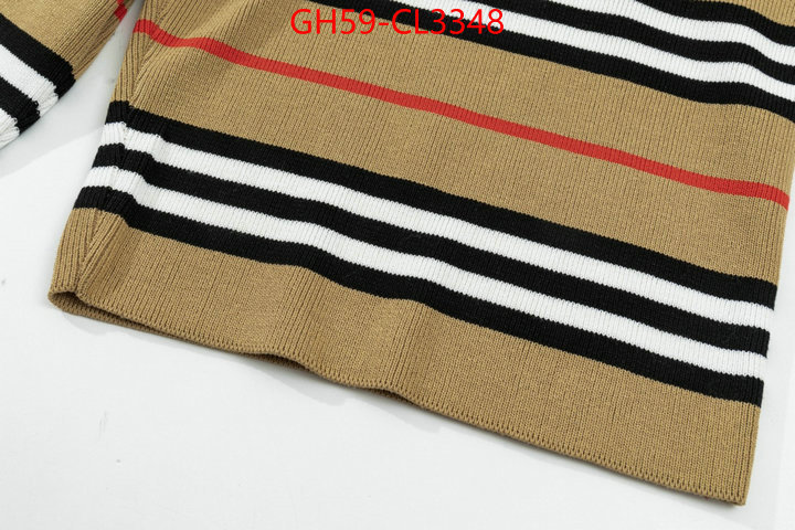 Clothing-Burberry the top ultimate knockoff ID: CL3348 $: 59USD