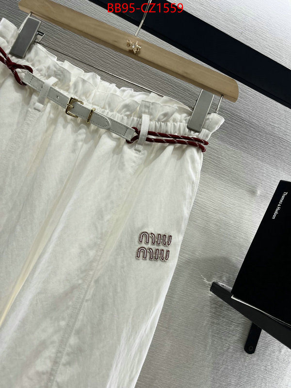 Clothing-MIU MIU store ID: CZ1559 $: 95USD