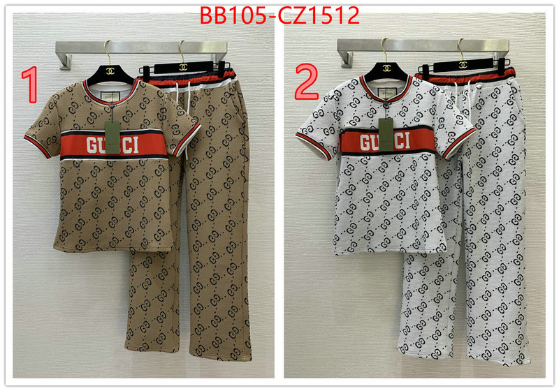 Clothing-Gucci best replica quality ID: CZ1512 $: 105USD