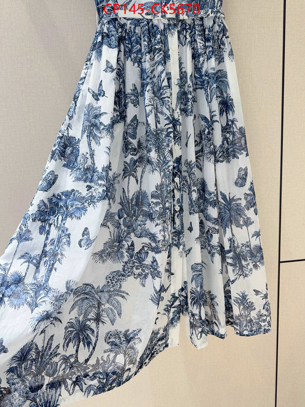 Clothing-Dior wholesale designer shop ID: CK5670 $: 145USD