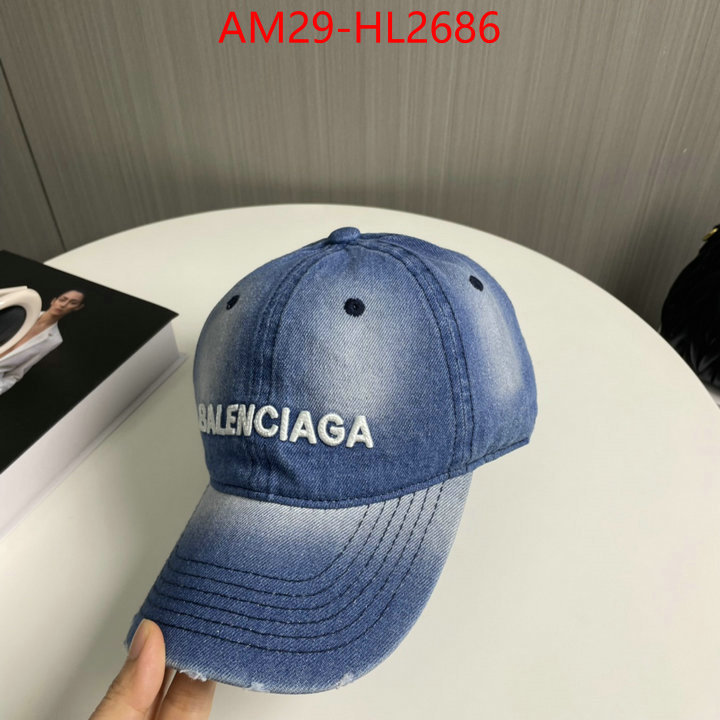 Cap(Hat)-Balenciaga brand designer replica ID: HL2686 $: 29USD