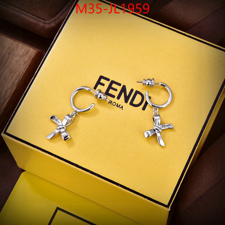 Jewelry-Fendi top fake designer ID: JL1959 $: 35USD