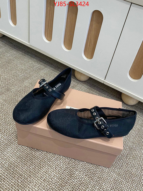 Women Shoes-Miu Miu buy high-quality fake ID: SL3424 $: 85USD