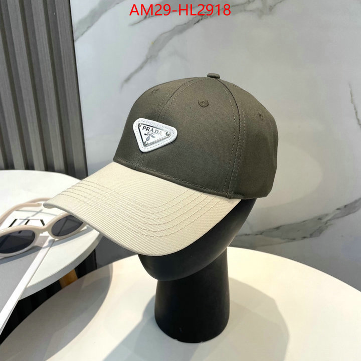 Cap (Hat)-Prada high quality replica ID: HL2918 $: 29USD