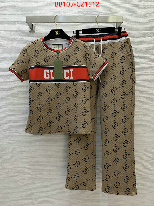 Clothing-Gucci best replica quality ID: CZ1512 $: 105USD
