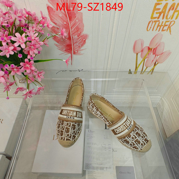 Women Shoes-Dior for sale online ID: SZ1849 $: 79USD
