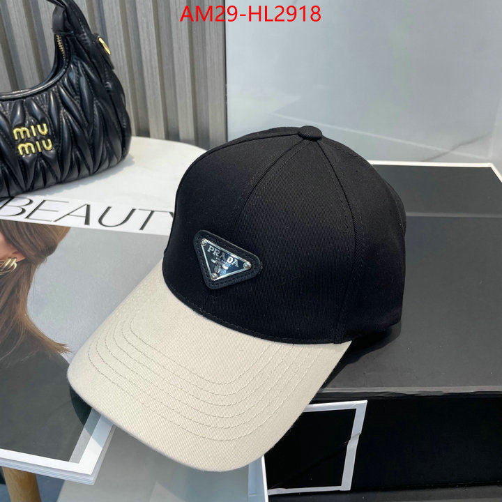 Cap (Hat)-Prada high quality replica ID: HL2918 $: 29USD