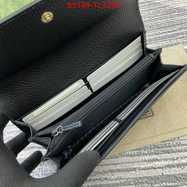 Gucci Bags(TOP)-Wallet- highest quality replica ID: TL3258 $: 89USD,