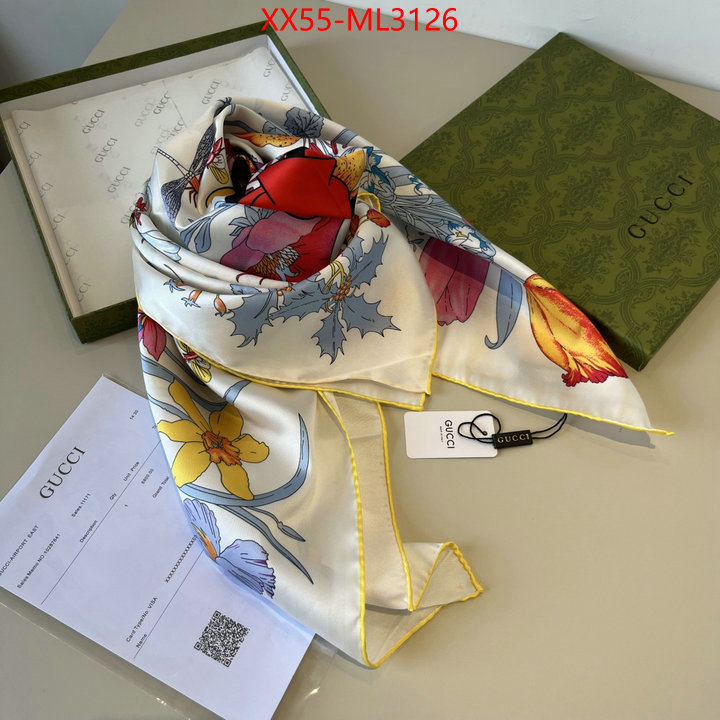 Scarf-Gucci designer ID: ML3126 $: 55USD