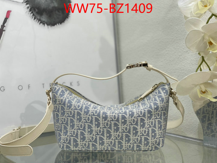 Dior Bags(4A)-Crossbody- top quality fake ID: BZ1409 $: 75USD,