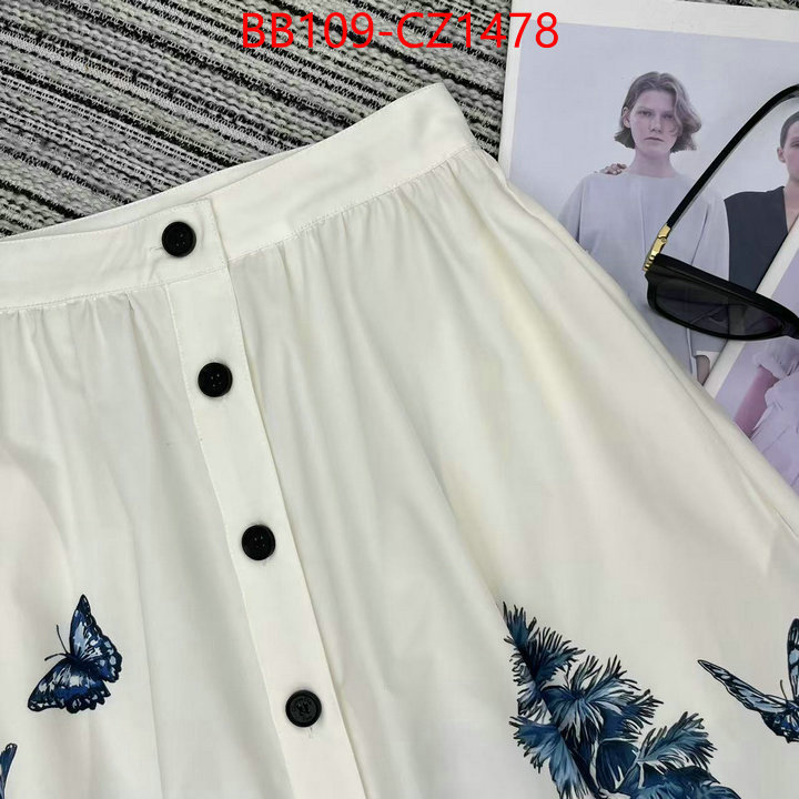 Clothing-Dior replica aaaaa designer ID: CZ1478 $: 109USD