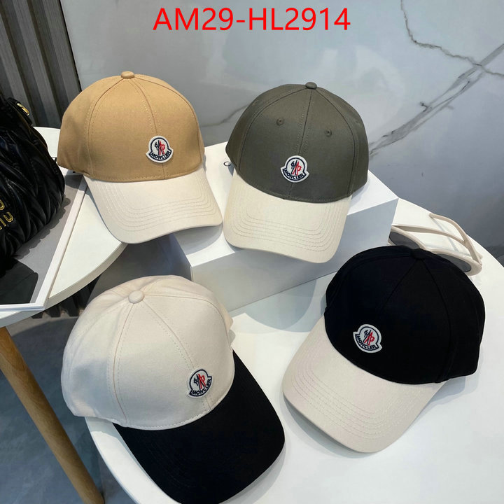Cap(Hat)-Moncler wholesale china ID: HL2914 $: 29USD