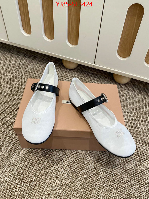 Women Shoes-Miu Miu buy high-quality fake ID: SL3424 $: 85USD