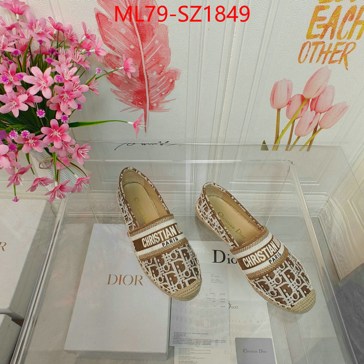 Women Shoes-Dior for sale online ID: SZ1849 $: 79USD