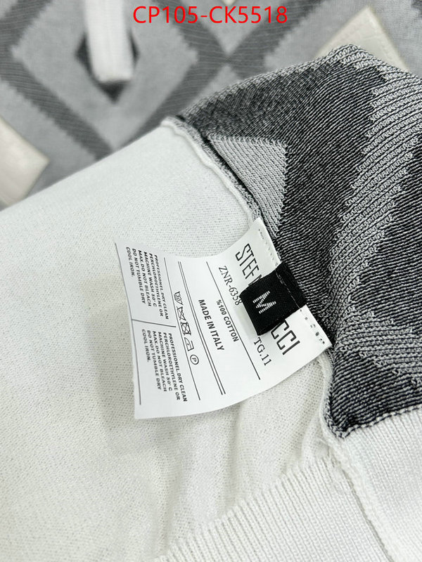 Clothing-Stefano Ricci designer high replica ID: CK5518 $: 105USD