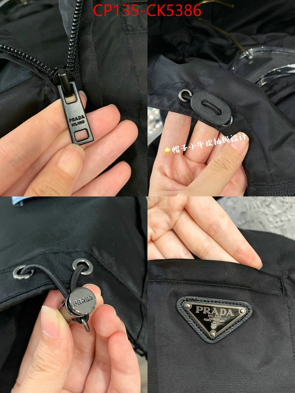 Clothing-Prada wholesale sale ID: CK5386 $: 135USD