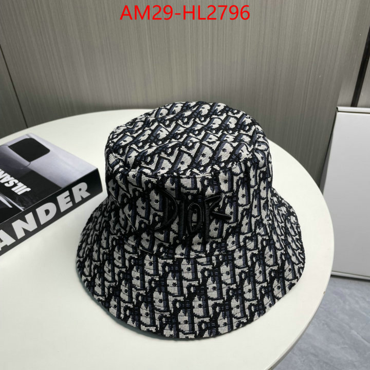 Cap (Hat)-Dior high-end designer ID: HL2796 $: 29USD
