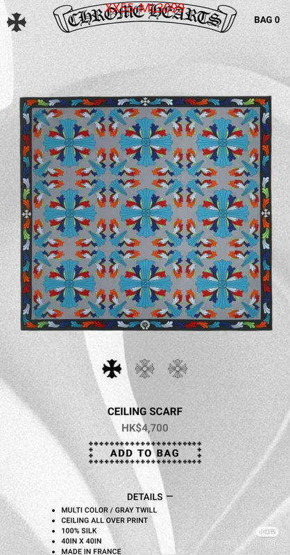 Scarf-Chrome Hearts wholesale sale ID: ML3099 $: 55USD