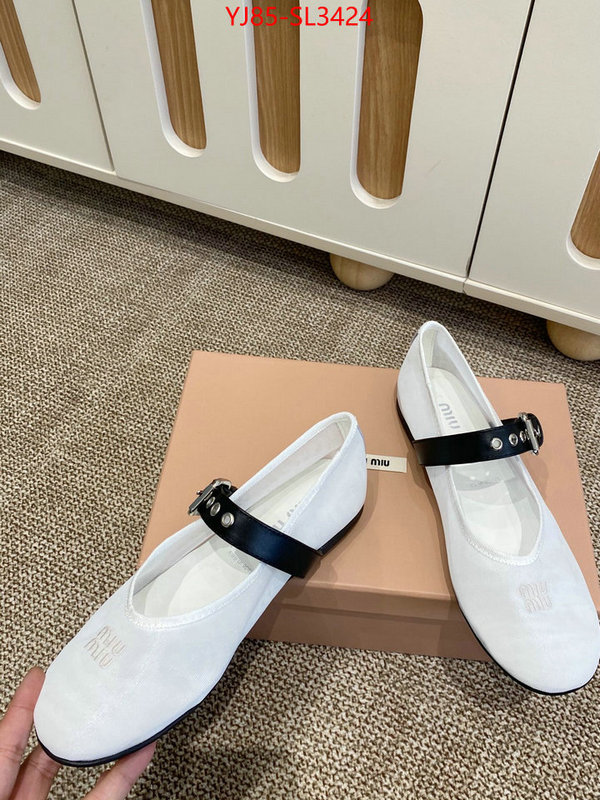 Women Shoes-Miu Miu buy high-quality fake ID: SL3424 $: 85USD