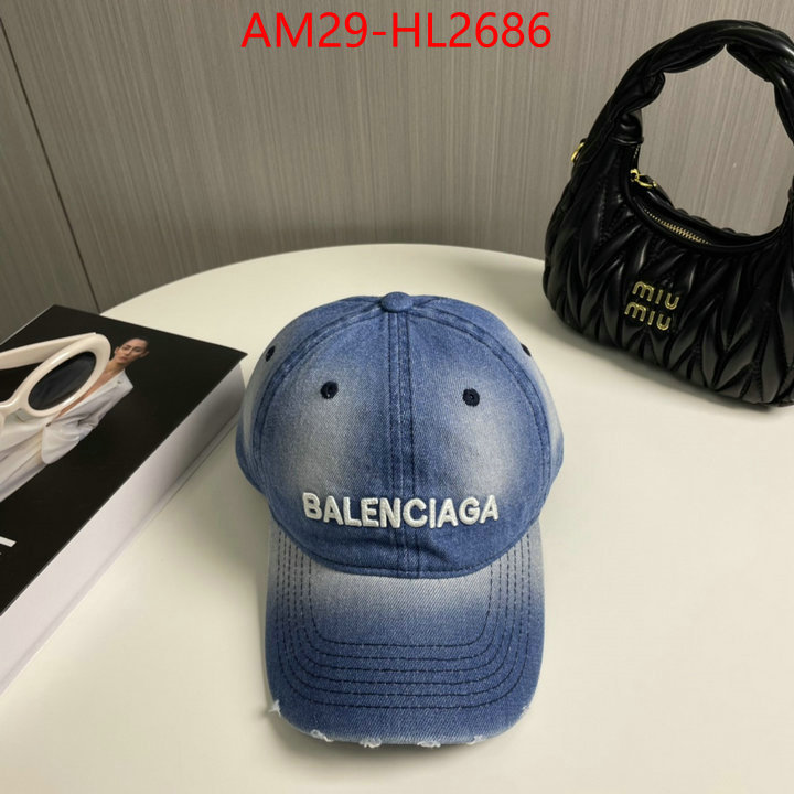 Cap(Hat)-Balenciaga brand designer replica ID: HL2686 $: 29USD