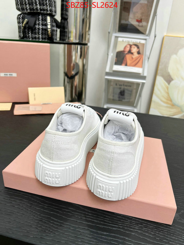 Women Shoes-Miu Miu designer 1:1 replica ID: SL2624 $: 85USD