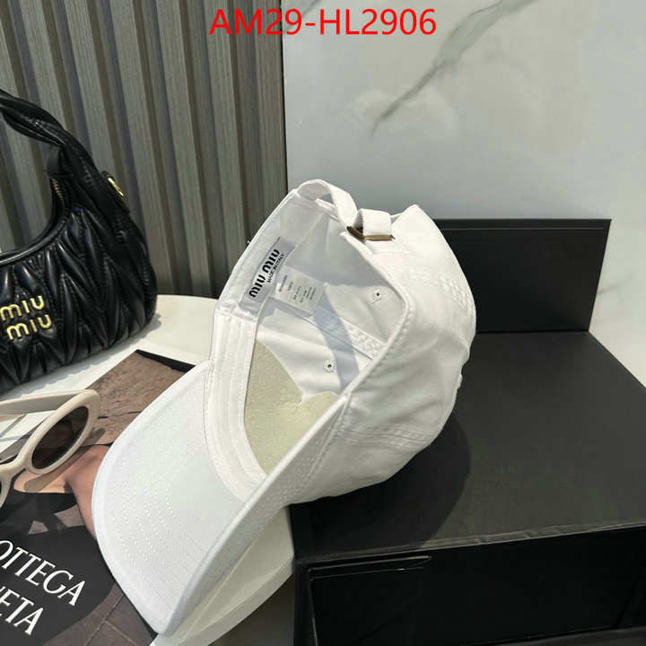 Cap(Hat)-Miu Miu aaaaa+ replica designer ID: HL2906 $: 29USD