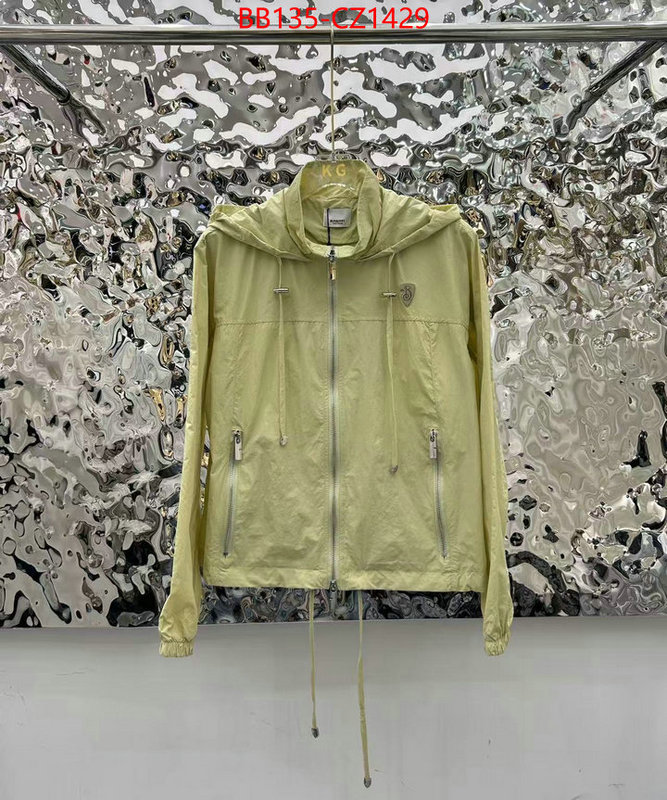 Clothing-Burberry luxury fashion replica designers ID: CZ1429 $: 135USD