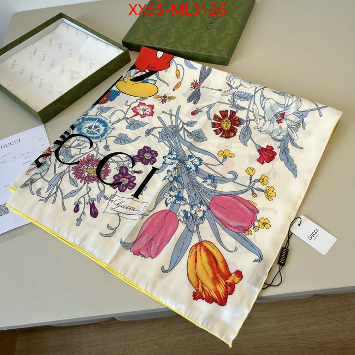 Scarf-Gucci designer ID: ML3126 $: 55USD