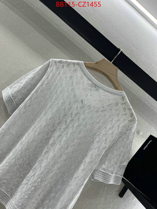 Clothing-Chanel 2024 perfect replica designer ID: CZ1455 $: 115USD