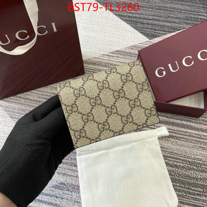 Gucci Bags(TOP)-Wallet- what best replica sellers ID: TL3260 $: 79USD,