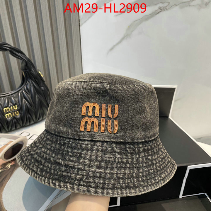 Cap(Hat)-Miu Miu designer 7 star replica ID: HL2909 $: 29USD